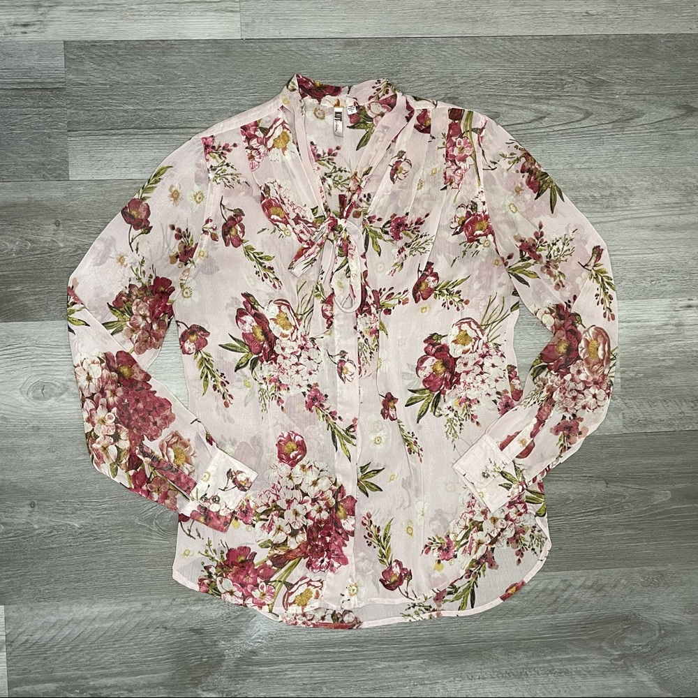 Kut From the Kloth floral button up blouse